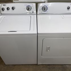 Whirlpool Set Washer And Dryer Gas Good Condition We Delivery 