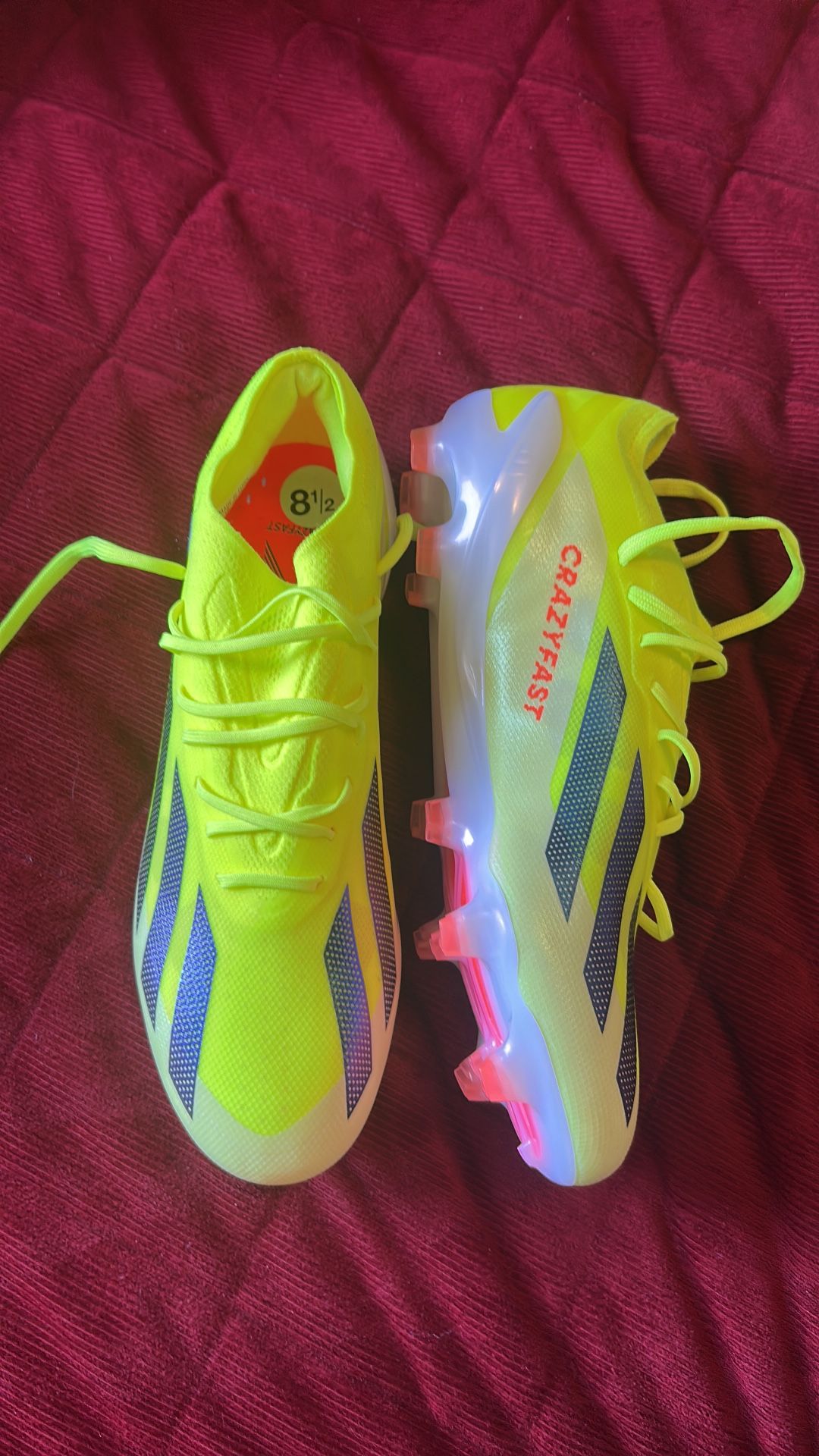 2024 X Crazyfast Elite FG 'Solar Energy Pack' Size 8/15
