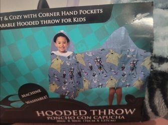 Nightmare Before Christmas Hooded Blanket