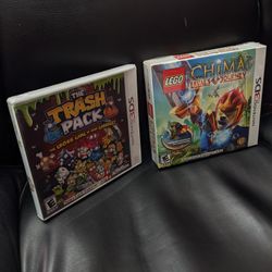 Factory Sealed 3ds Game Lot, Trash Pack Chima