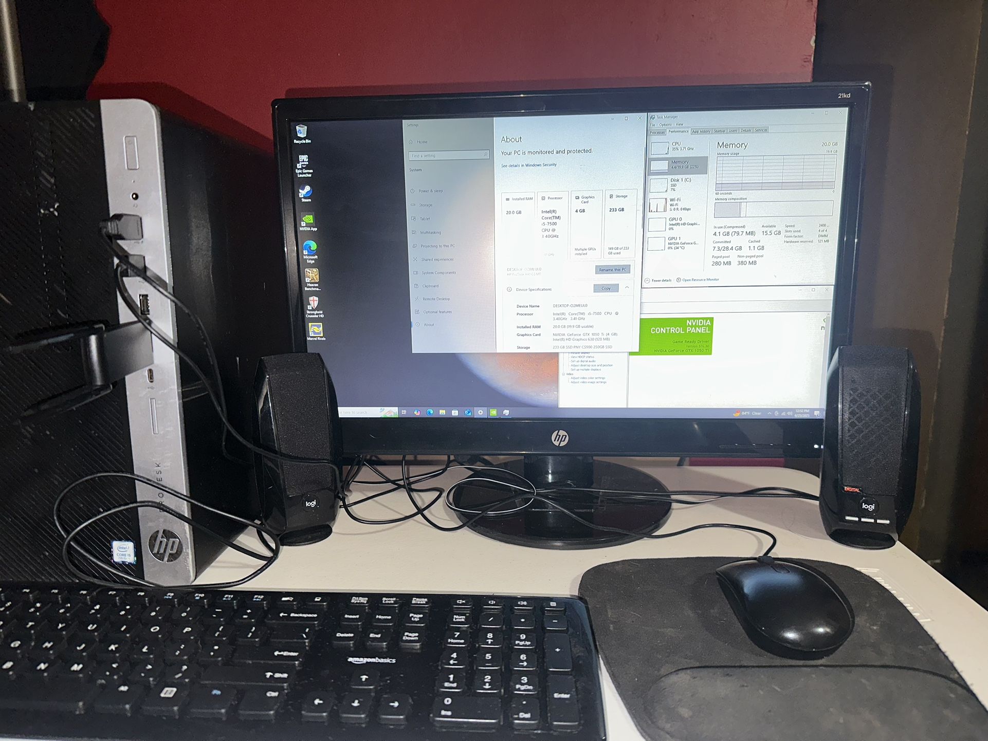 HP Pro Desk 600 G3 MT ⚡️ ESPORTS GAMING PC