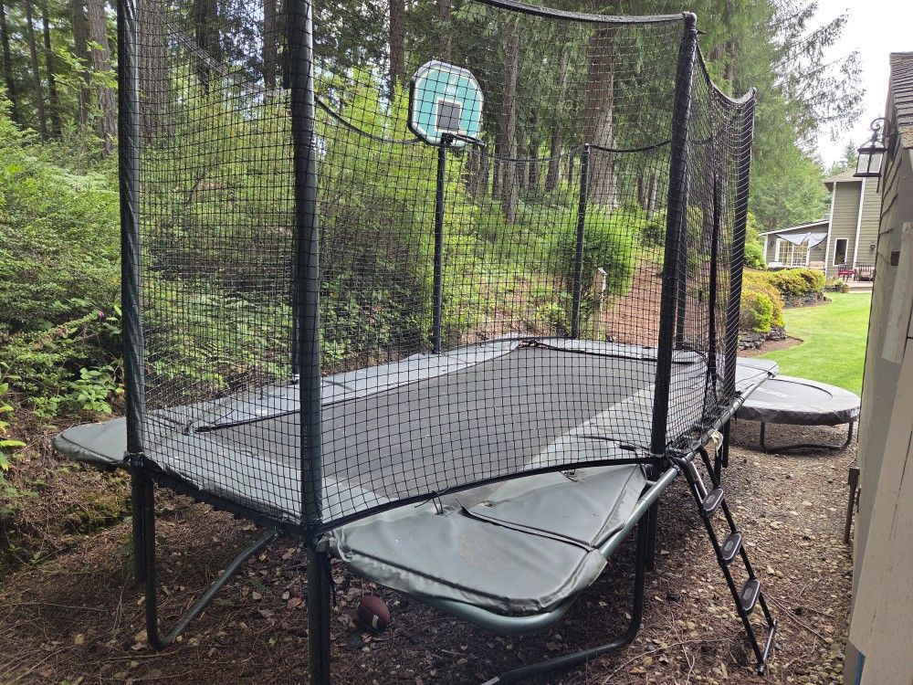 Rectangular 10×17  Alleyoop Powerhouse Trampoline