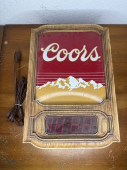 Vintage Coors Bar Garage Mancave Sign 