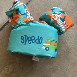 Speedo life Vests , Floaties, Water Shoes