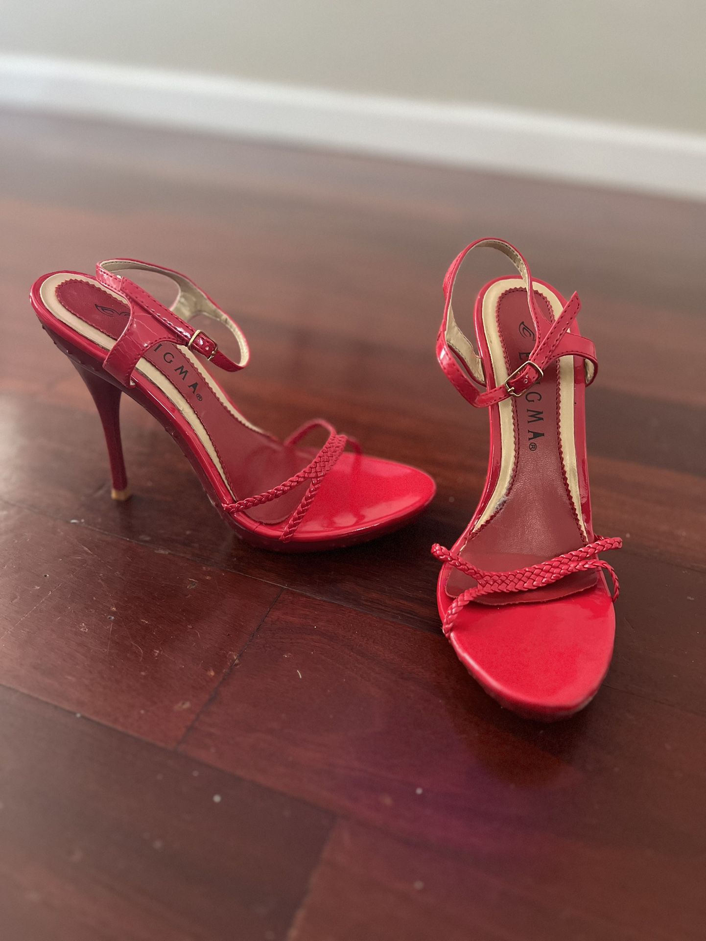 Enigma Red Heels Size 7