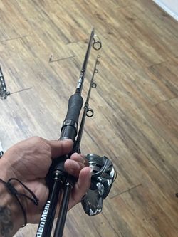 Two rods two Shimano reels