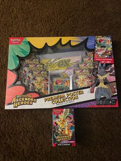 Pokemon TCG Ascended Heroes Premium Poster Collection x Booster Bundle