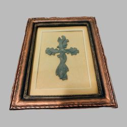 Framed Gothic Cross Art