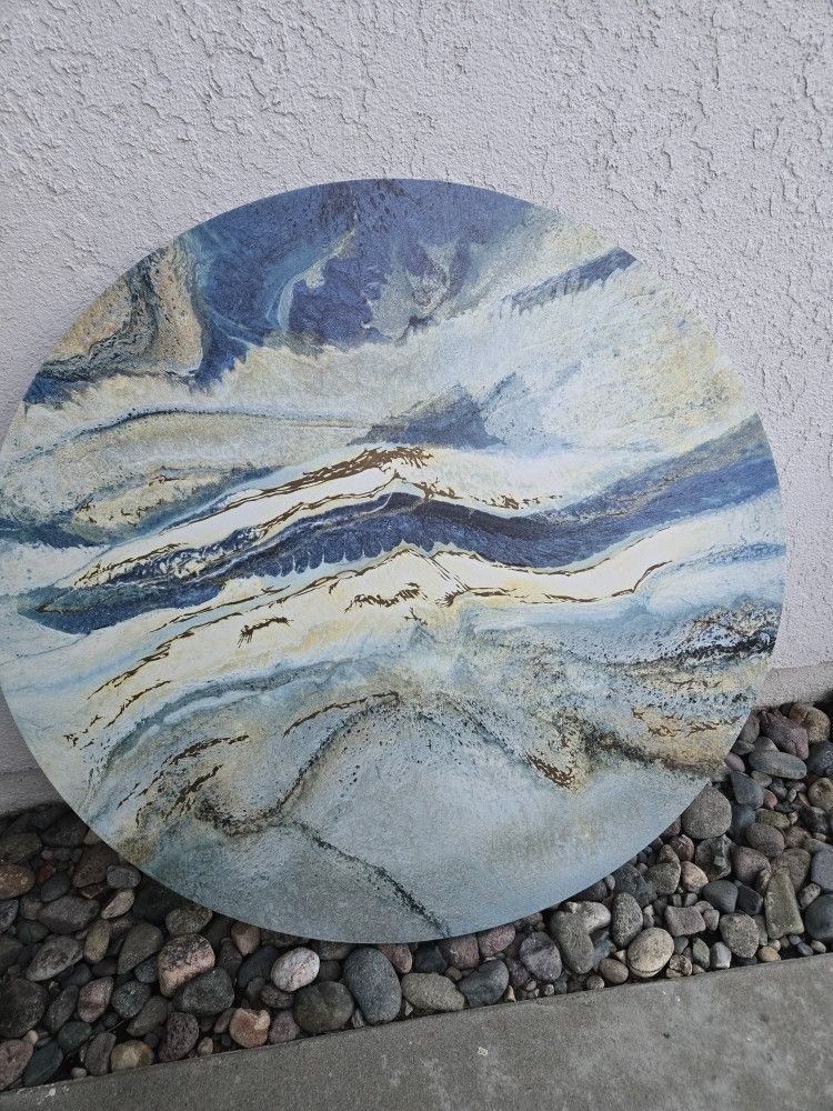 Wall Decor, Round Painting