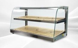Commercial Countertop Bakery Display Case Curved Glass ZW-...