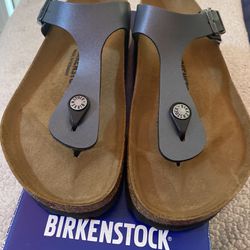 Birkenstock+Gizeh+Color+onyz+leather+size 9