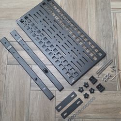 Rear Window Storage Molle Panel 2018 to 2026 Jeep Wrangler JL JLU Unlimited Openable Camping Table Cargo  Gas Can Mount Recovery Traction Boards Mount