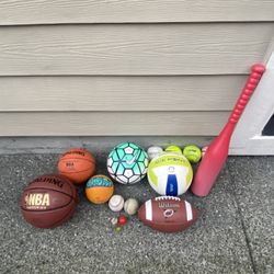 Sporting goods (balls) – 16 items