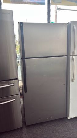 Stainless steel GE refrigerator