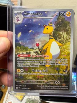 Ampharos 090/086 Illustration Rare Pokemon Chaos Rising for sale mega evolutions