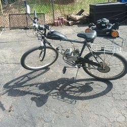 Two cycle gas bike