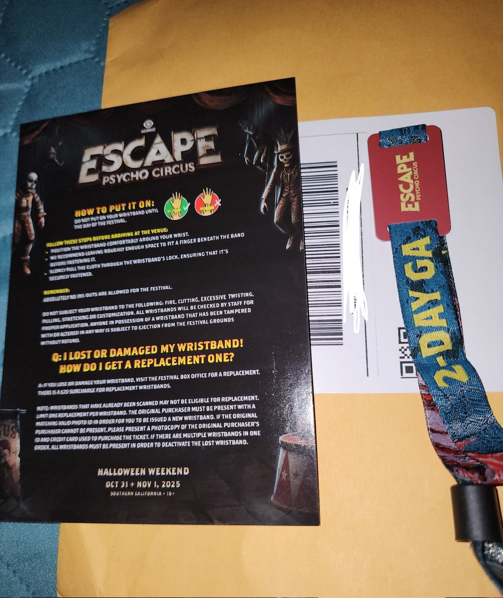 ESCAPE 2 DAY GA