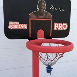 Michael Jordan - 7 1/2’ Pro-Style Hoop - Rare 