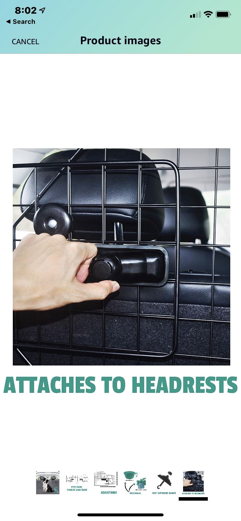 Pet Divider For Car
