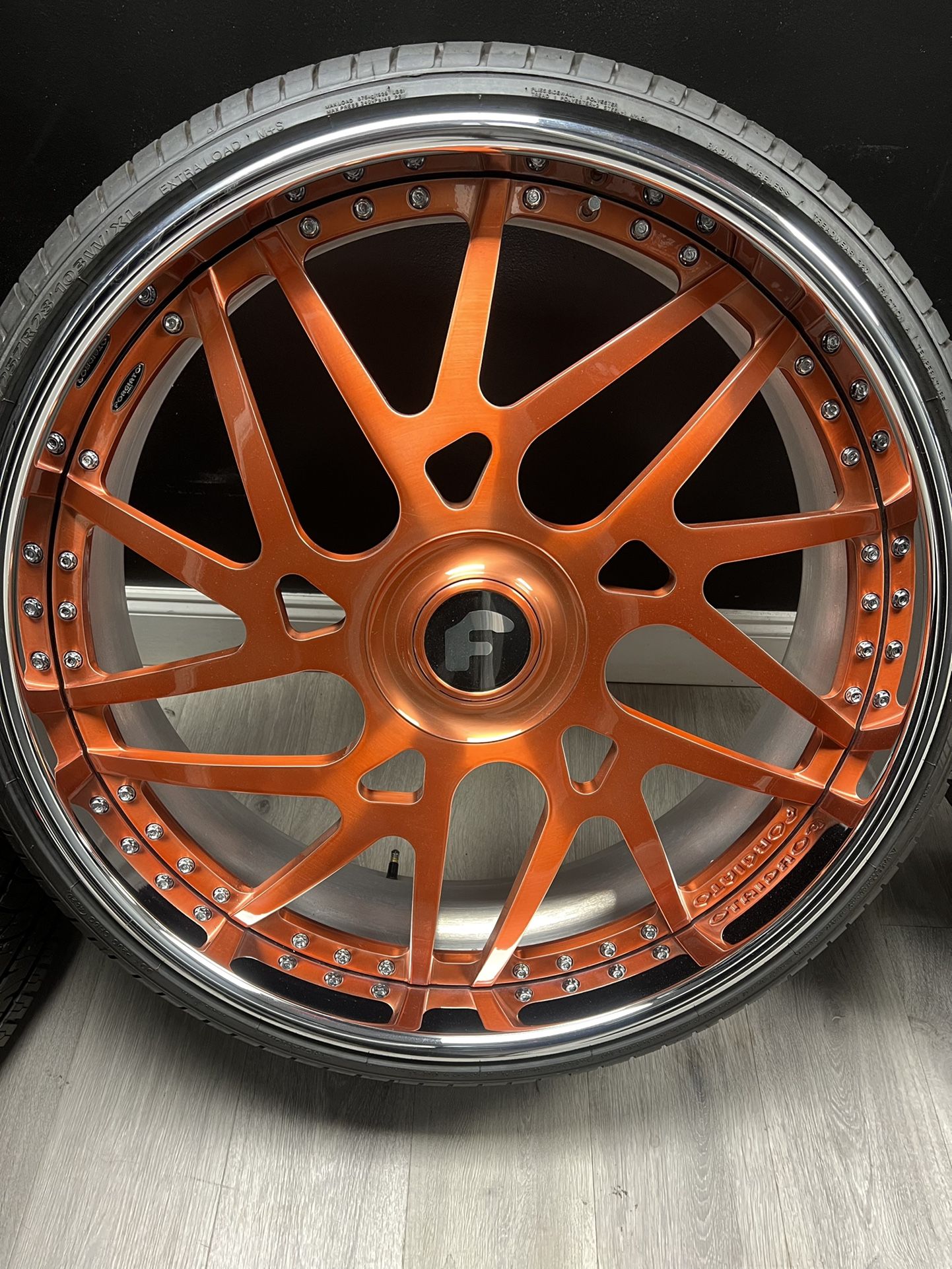 28” ROSE GOLD FORGIATO TWISTED MAGLIAS FOR SALE !!