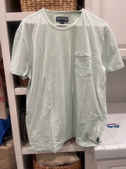 Vilebrequin Mint Green Pocket T-Shirt Size L
