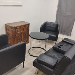 Two Chairs The Center Table And The Fulton 