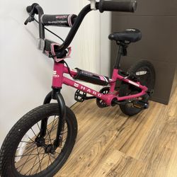 Girls Haro Bike With Training Wheels