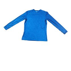 Base Layer 8 Performance Qwick-Dry  Men XL Blue Long-Sleeve athletic Fitness Shirt 
