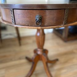 Antique ~1940's Drum table 