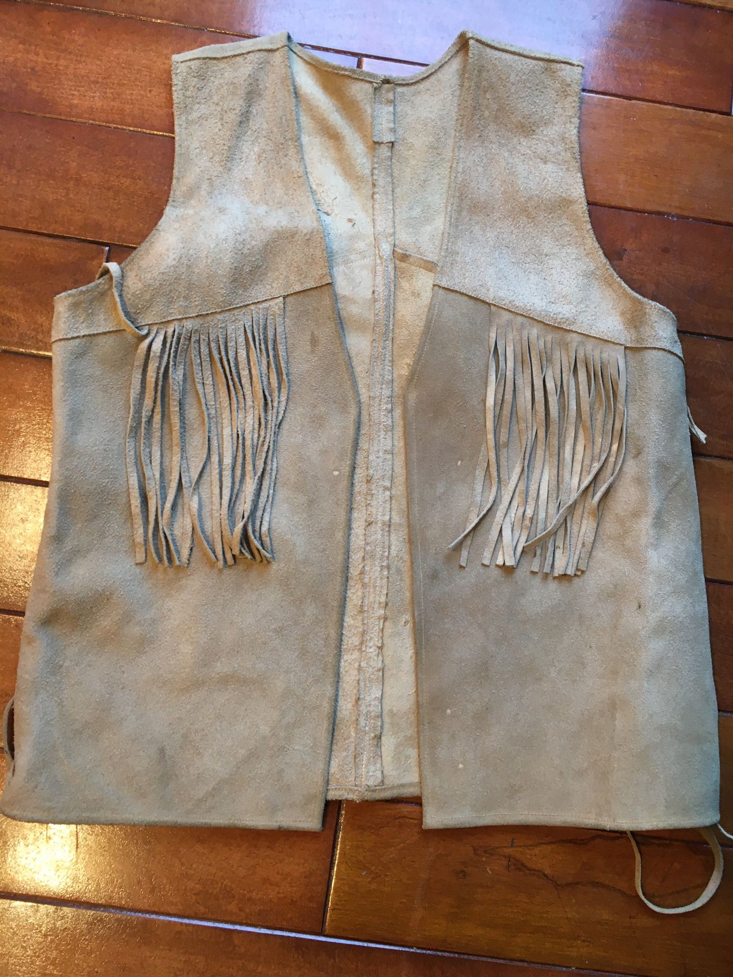 Leather Fringe Vest