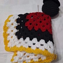 Mickey Mouse Inspired Security Blanket 