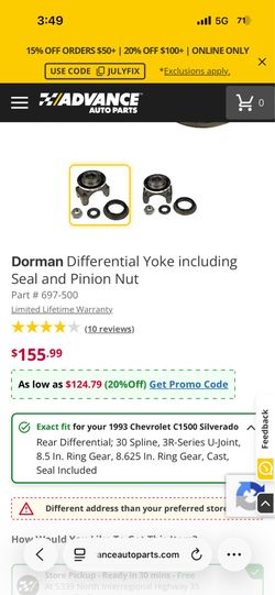 Diff yoke