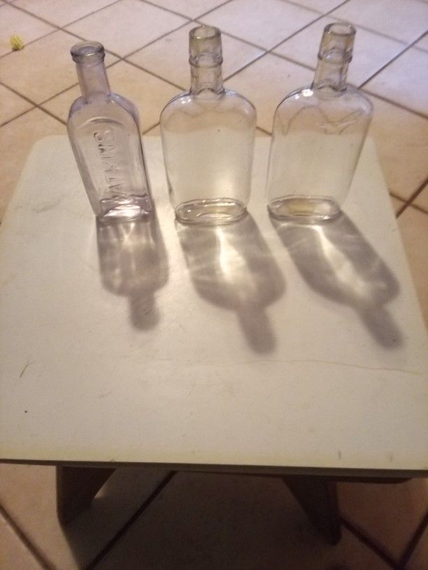 Vintage Whiskey Bottles 