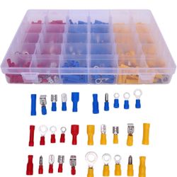 Generic Insulated Spade Connectors, Quick Crimping Heat Shrink Wire Connectors for Marine Automotive Boat Truck (480pcs)