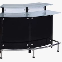 Modern Contemporary Bar And 2 Stool Set  
