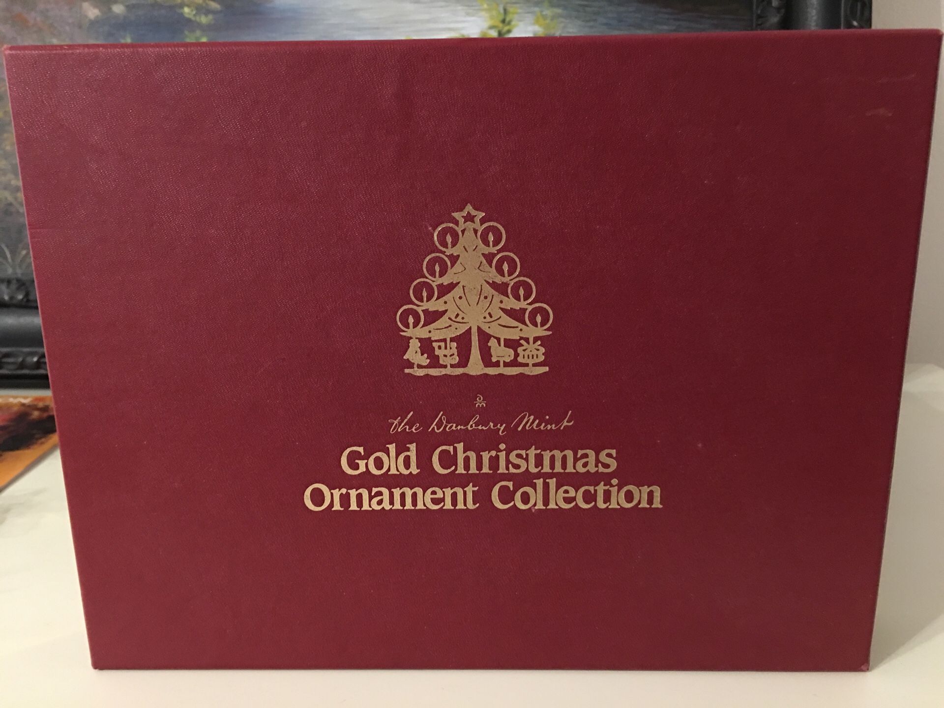 Danbury Mint Gold Christmas Ornaments