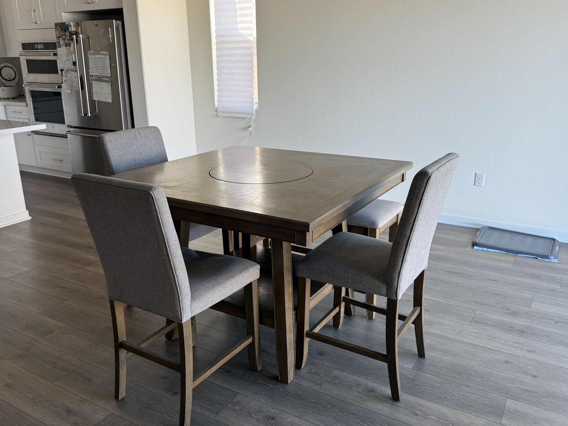 Dining Table Set with Built-In Lazy Susan – $275 (OBO)