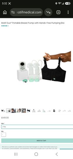 Motif breast pump
