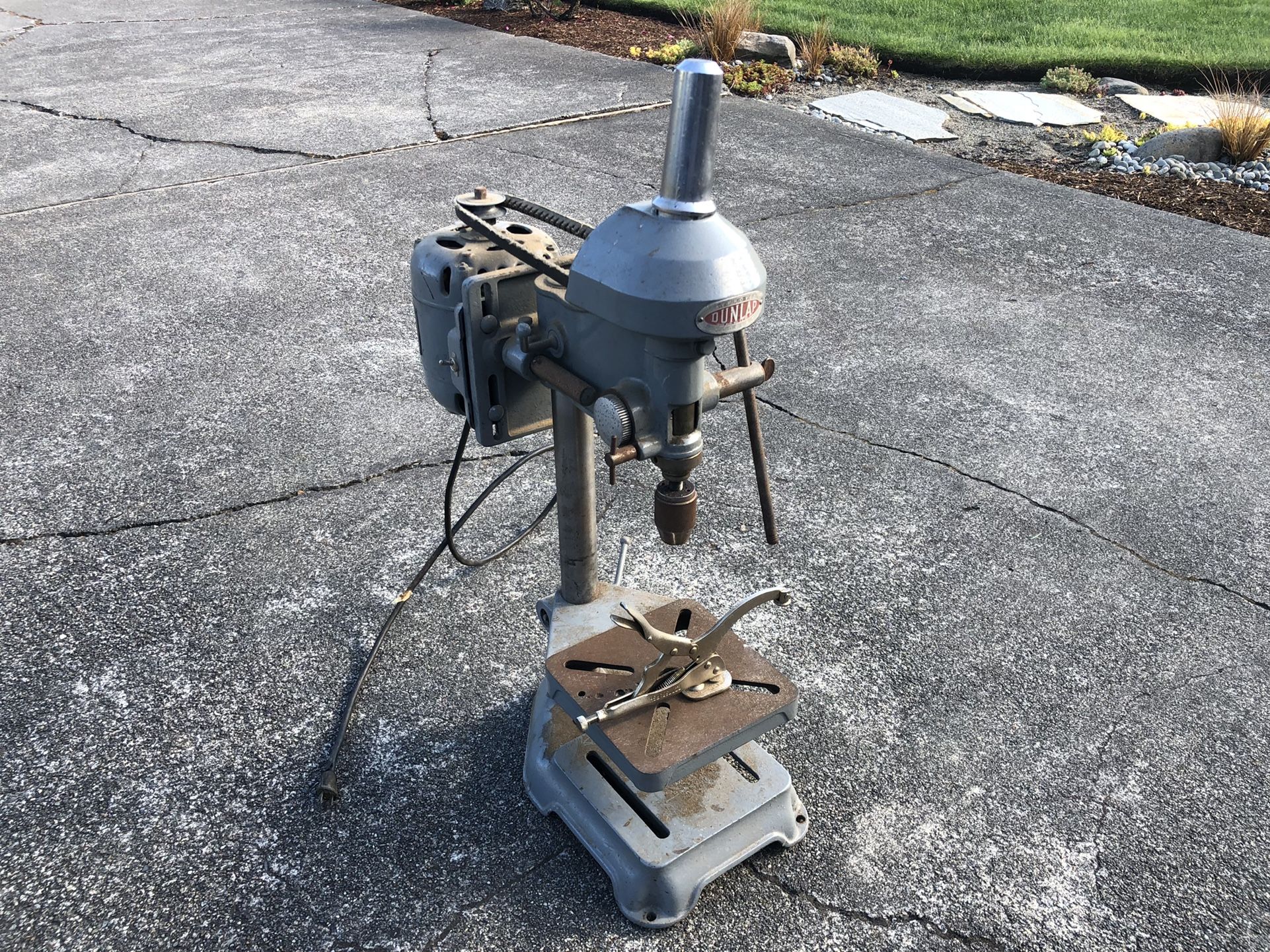 Vintage Dunlap Drill Press