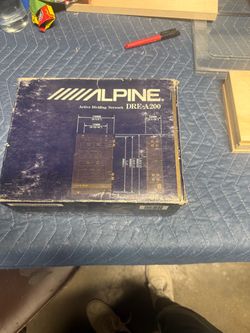 Alpine DRE-A200 Active Dividing network
