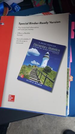 Elementary statistics 7th edition