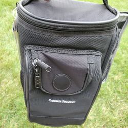 Thermal Wine Bag With Cups And Corkscrew ( Has Crysler Financial  Advertisment On Front