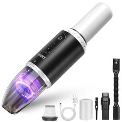 Handheld Vacuum Cordless, Portable Hand Held Car Vacuum Cleaner with High Power, Rechargeable Mini Vacuum for Home Office Pet Hair Cleaning, 8000Pa St