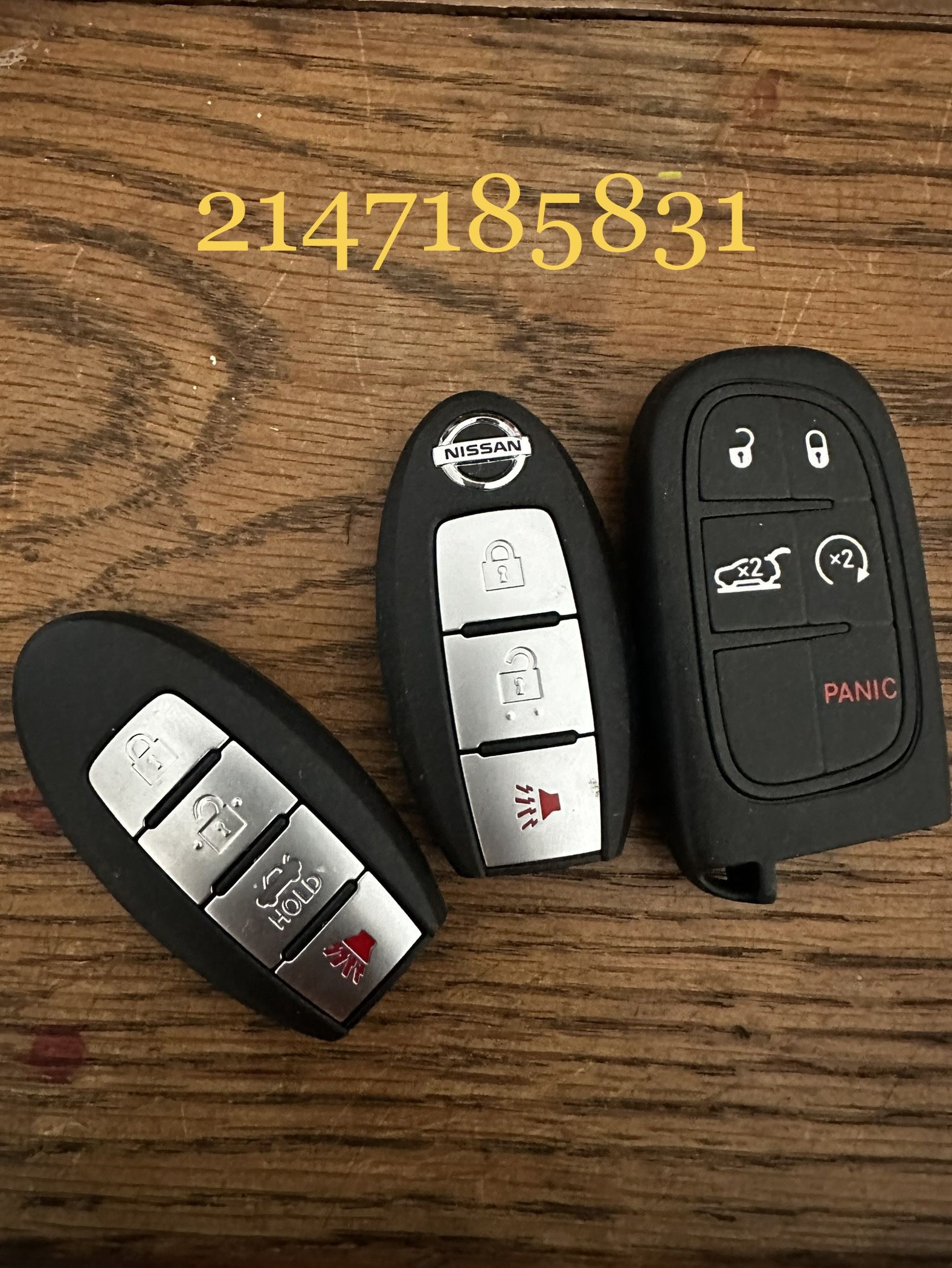 Llaves Perdidas, Key fobs, Key Copies, Programming