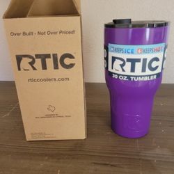RTIC 30 oz Stainless Steel Tumbler, Cup | MAJESTIC PURPLE | BRAND NEW
