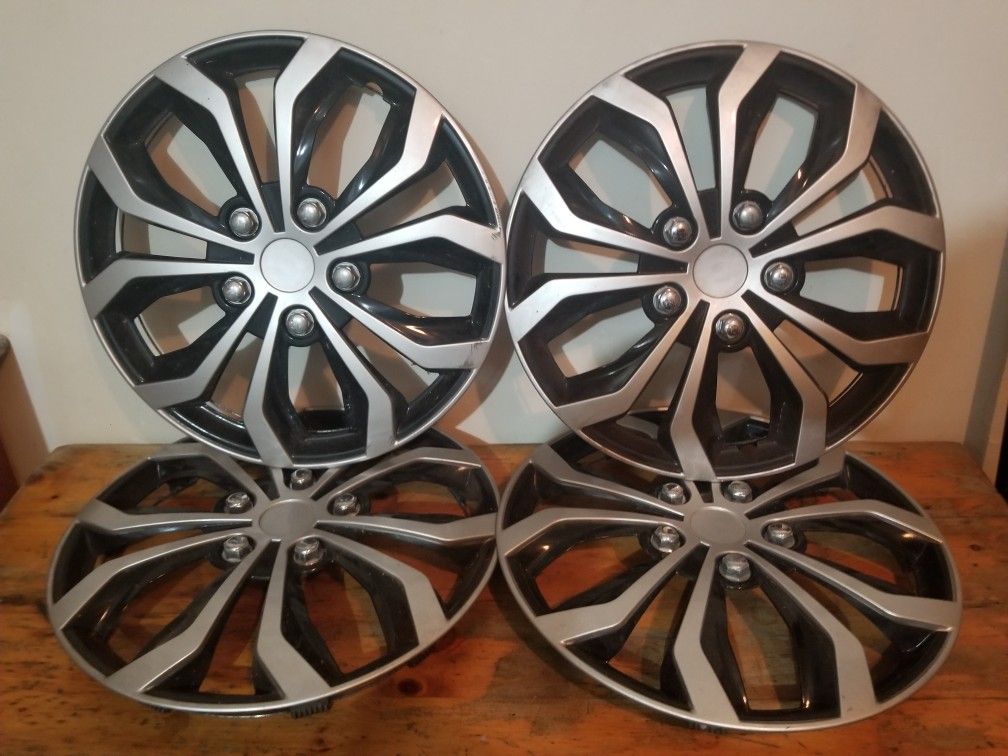 15 inch clip on wheel covers