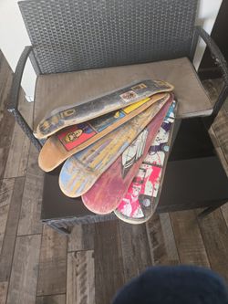 5 Skateboard decks
