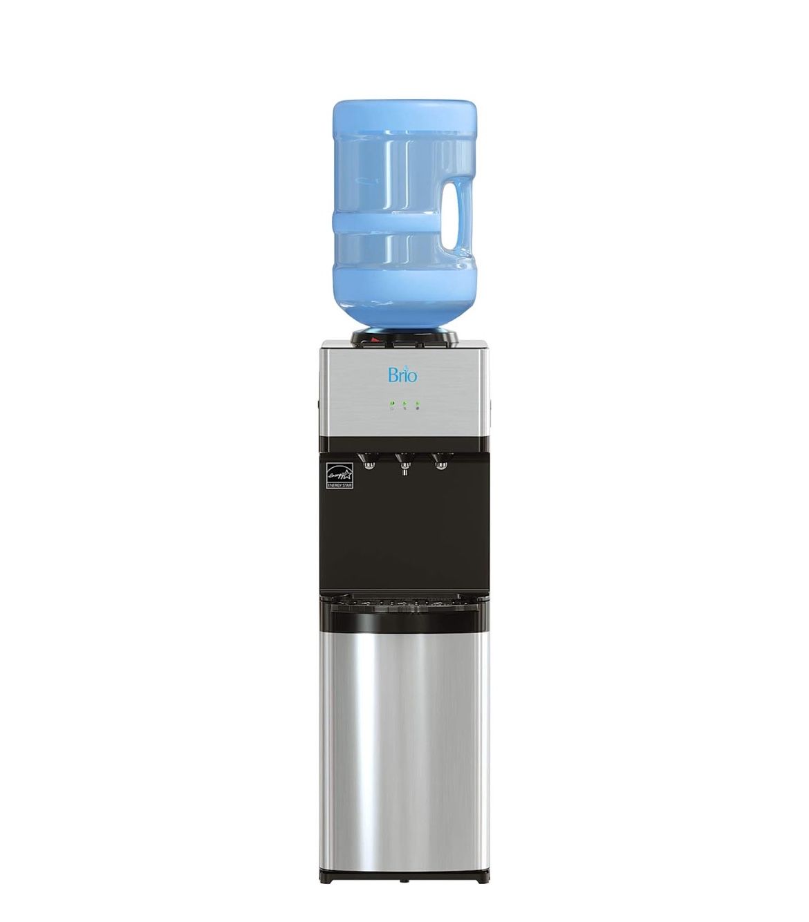 New in box Brio Stainless Steel Top Loading Water Cooler Tri-Temp 500 Series