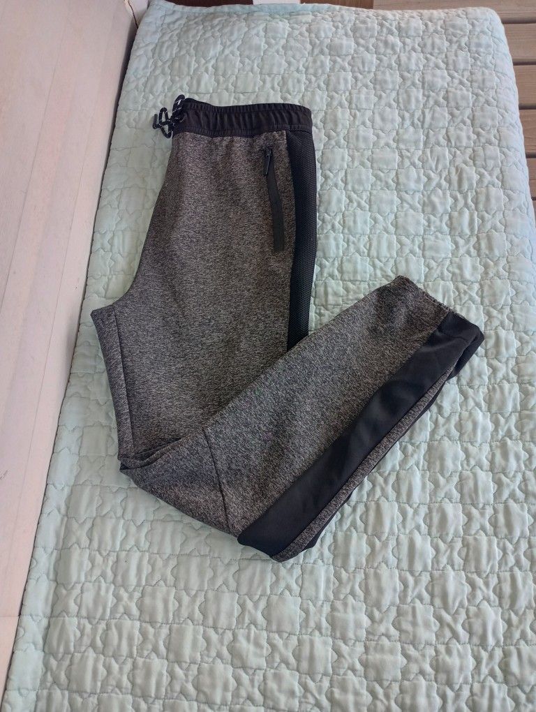 Men’s SOBK New York Jogger Pants Sz Large Gray/black