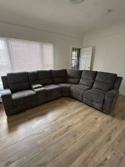 Brand New Grey Sectional Couch